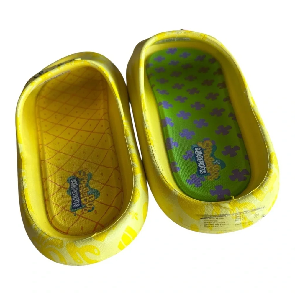 Nickelodeon SpongeBob SquarePants & Patrick Men's Comfort Slides Size 9